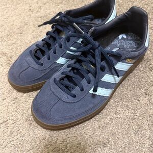 Adidas Navy and Sky Blue Sneakers